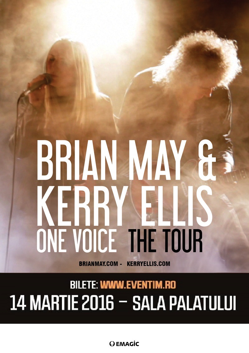 Concert Brian May la Bucuresti in martie 2016